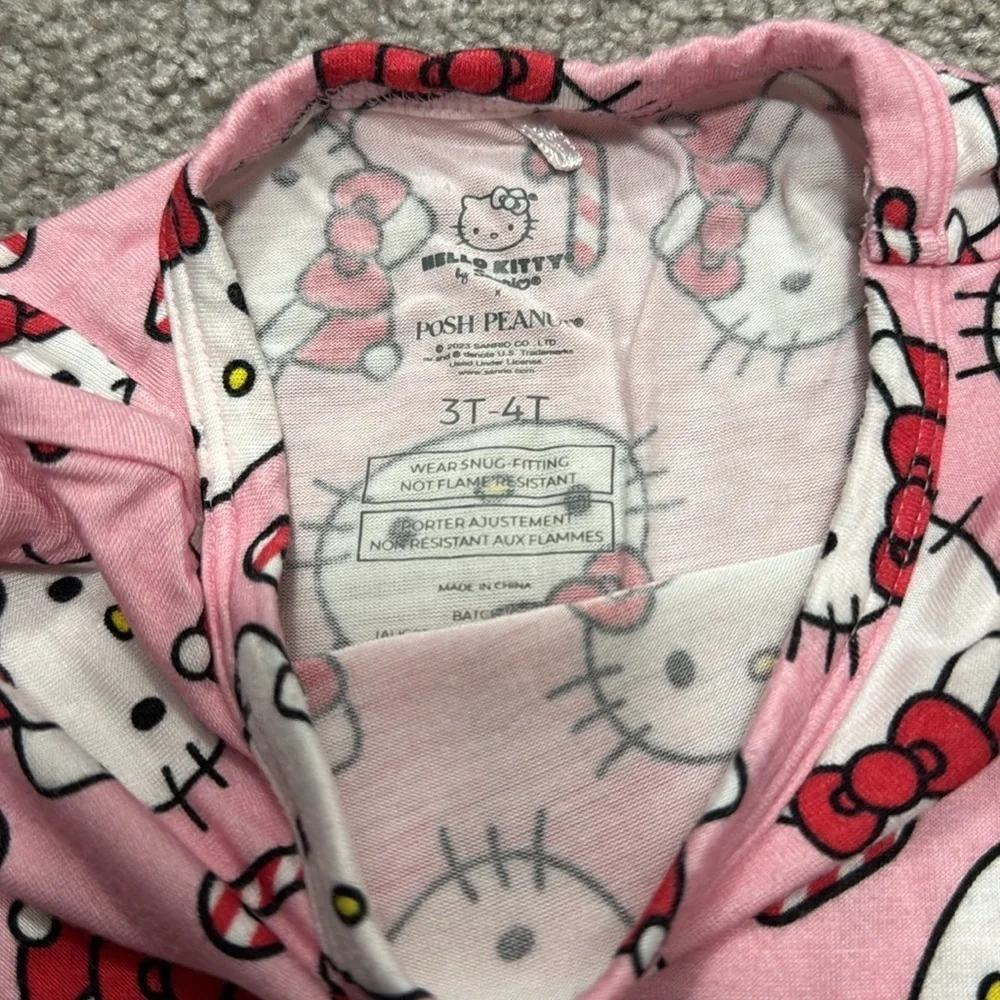 Posh Peanut Hello Kitty Candy Cane Pajamas